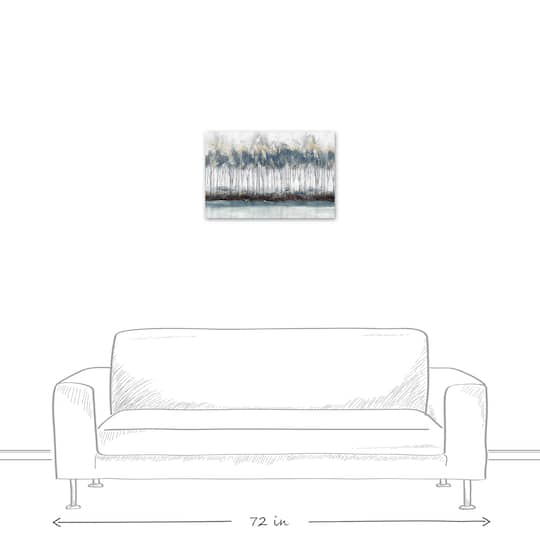 Birch Treescape 24" x 16" Canvas Wall Art